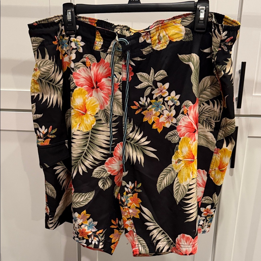 George Tropical Floral Swim Shorts - Multicolor